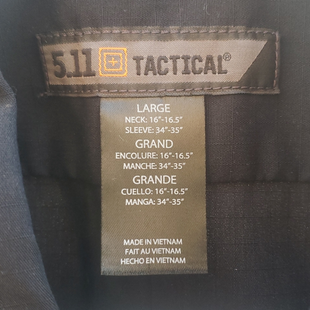 NWOT 5.11 Taclite PDU Class B Long Sleeve